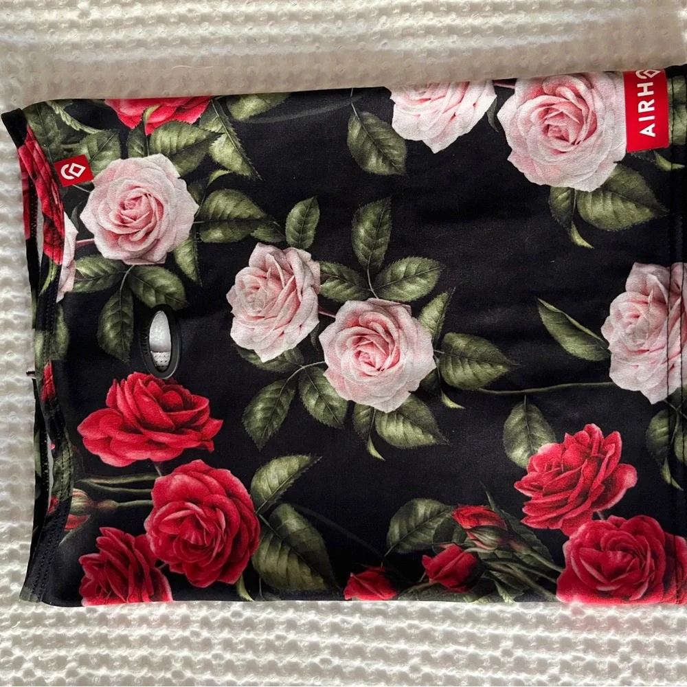 Airhole Rose Fleece Face Cover 🌹